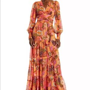 Samara chiffon wrap top and matching skirt A.L.C.